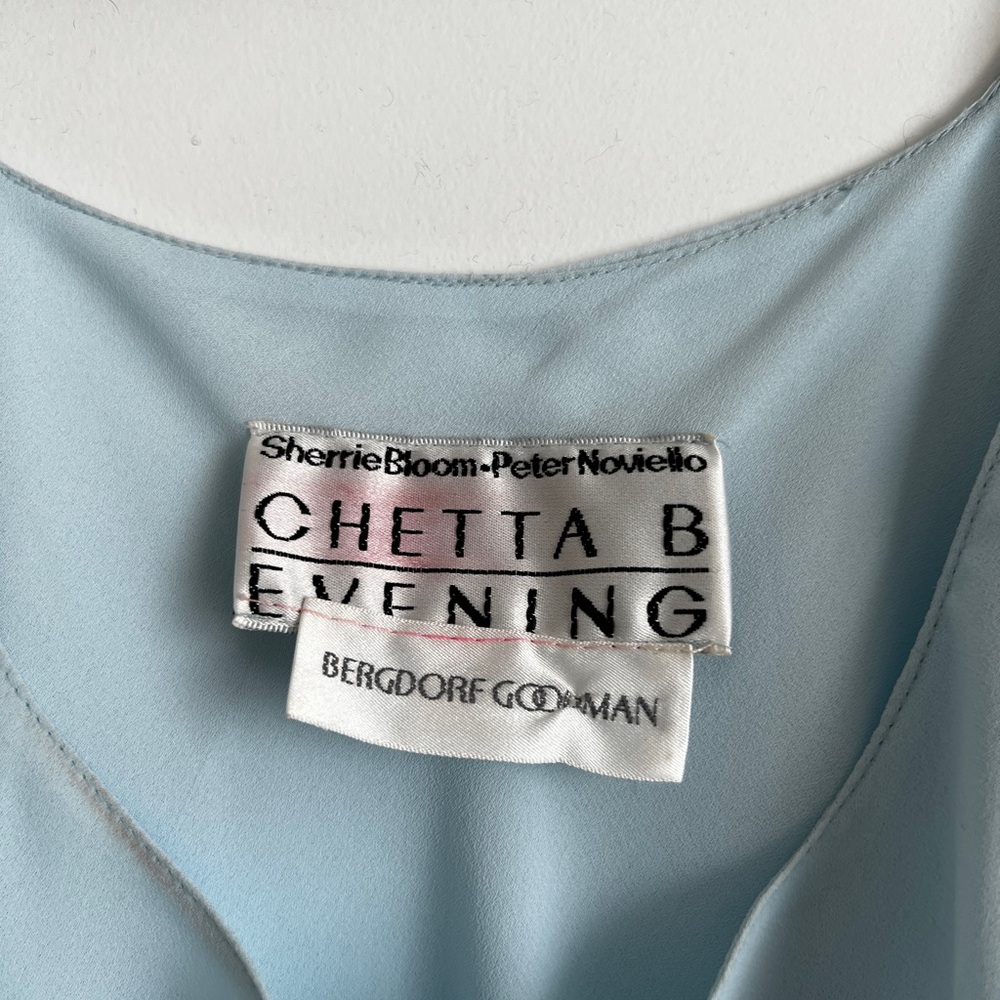 Chetta B Light Blue Evening Dress - Picture 2 of 5